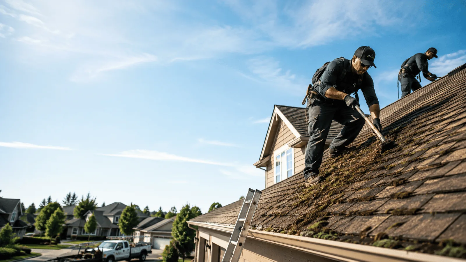 Roof Moss Removal in Rockford, MI near me